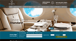 Desktop Screenshot of evojets.com